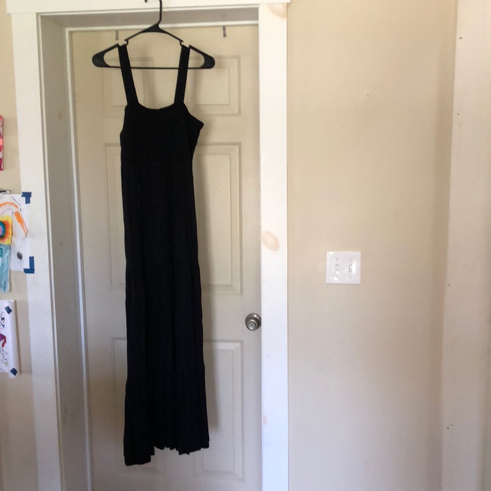 Smock top tiered maxi